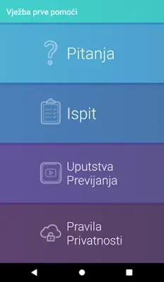 Vježba prve pomoći android App screenshot 3